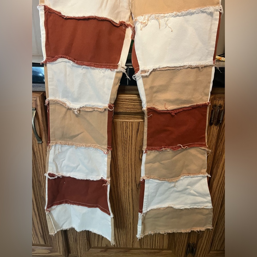 Patchwork Multicolor Jeans - Picture 2 of 4